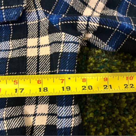 Orvis Blue Plaid Overshirt (S) - Picture 4 of 4